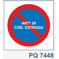 PQ7448 estacionamento proibido art 50 codigo estrada