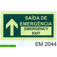 EM2044 saida emergencia emergency exit