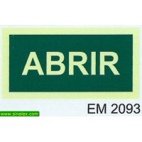 EM2093 emergencia abrir seta