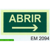 EM2094 emergencia abrir seta