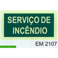 EM2107 servico incendio