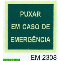 EM2308 puxar em caso emergencia