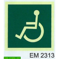 EM2313 cadeira deficientes evacuacao emergencia