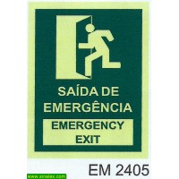 EM2405 saida emergencia emergency exit
