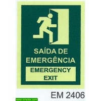 EM2406 saida emergencia emergency exit