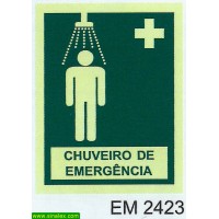 EM2423 chuveiro emergencia