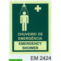 EM2424 chuveiro emergencia emergency shower