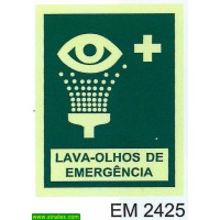 EM2425 lava olhos emergencia