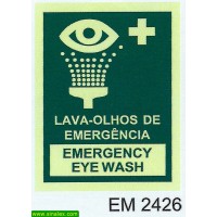 EM2426 lava olhos emergencia emergency eye wash