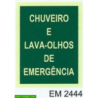 EM2444 chuveiro e lava olhos emergencia