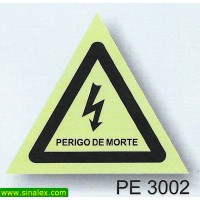 PE3002 perigo electrocussao alta tensao morte
