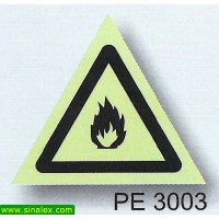 PE3003 perigo inflamavel