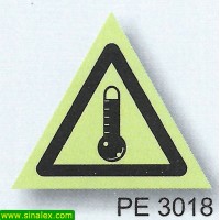 PE3018 perigo temperatura alta