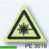 PE3019 perigo raios laser