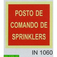 IN1060 posto de comando de sprinklers