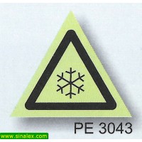 PE3043 perigo temperatura baixa