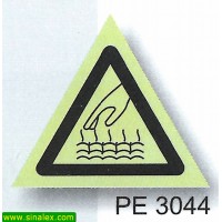 PE3044 perigo liquido alta temperatura