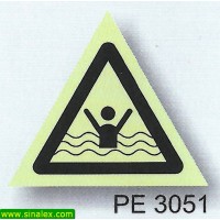 PE3051 perigo afogamento