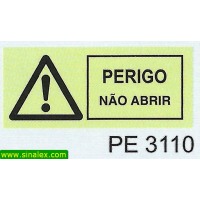 PE3110 perigo atencao nao abrir