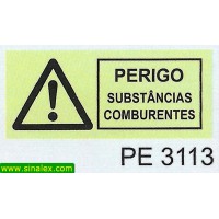 PE3113 perigo atencao substancias comburentes