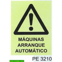 PE3210 perigo atencao maquinas arranque automatico