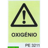 PE3211 perigo atencao oxigenio