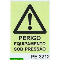 PE3212 perigo atencao equipamento sob pressao