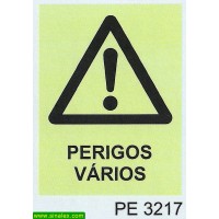 PE3217 perigo atencao perigos varios