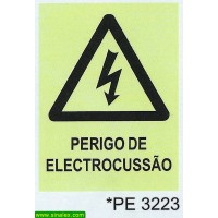 PE3223 perigo electrocussao
