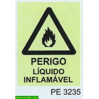 PE3235 perigo liquido inflamavel