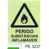 PE3237 perigo substancias inflamaveis