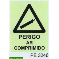 PE3246 perigo ar comprimido
