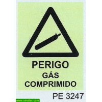 PE3247 perigo gas comprimido