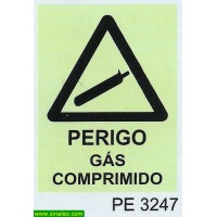 PE3247 perigo gas comprimido