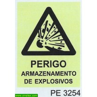 PE3254 perigo armazenamento explosivos