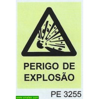 PE3255 perigo explosao