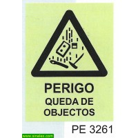 PE3261 perigo queda objectos