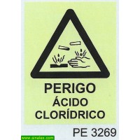 PE3269 perigo acido cloridrico