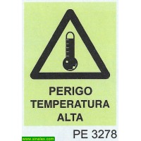 PE3278 perigo temperatura alta