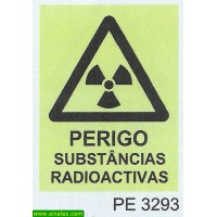PE3293 perigo substancias radioactivas