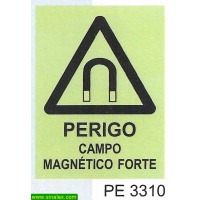 PE3310 perigo campo magnetico forte