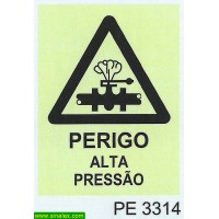 PE3314 perigo alta pressao