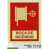 IN1110 boca de incendio carretel