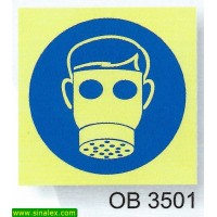 OB3501 obrigatorio mascara proteccao