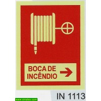 IN1113 boca de incendio carretel