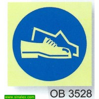 OB3528 obrigatorio calcado proteccao