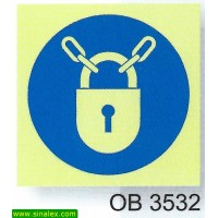 OB3532 obrigatorio manter fechado