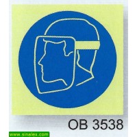 OB3538 obrigatorio viseira proteccao