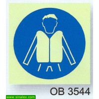 OB3544 obrigatorio colocar colete salva vidas / termico