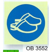 OB3552 obrigatorio calcado adequado